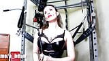 Fetish Mistress Dominatrix Eva Milf Goddess Solo Leather Boots Femdom BDSM Mature Latex Hot snapshot 3
