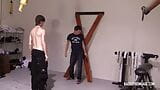 Sub boy Justen Moore bound and flogged by his master snapshot 2