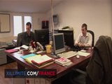 ऑफिस थ्रीसम साथ सेक्सी बॉस में अधोवस्त्र snapshot 3