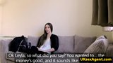 UK amateur jerks and rides cock at casting snapshot 2