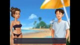 Summertime saga cap 39 - o jogo da garrafa na praia snapshot 2