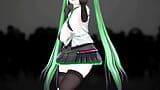 MMD Lamb Miku Modificada TDA 스타일 (리메이크) - SG3525 - 금발 머리 색 편집 Smixix snapshot 13