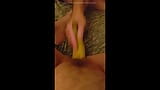 Fan request to use a banana ends in hard orgasm snapshot 8