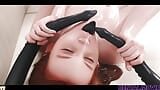 AI HENTAI - 자신을 기쁘게 하는 몸집이 작은 십대에 합류하는 외계인 - 끝까지 사정 snapshot 18