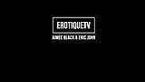 Erotique Entertainment - A buceta da linda Aimee Black cheia e pingando com tanta porra do amante Eric John na ErotiqueTVLive snapshot 1