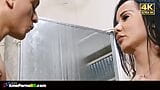 Family secrets, Stepmother gets attention from stepmother at bath time! snapshot 9