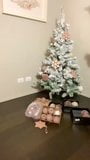 Caterina Balivo decorating a Christmas tree snapshot 2