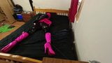 Sissy maids self bondage armbinder dengan kunci es cetak 3d snapshot 6