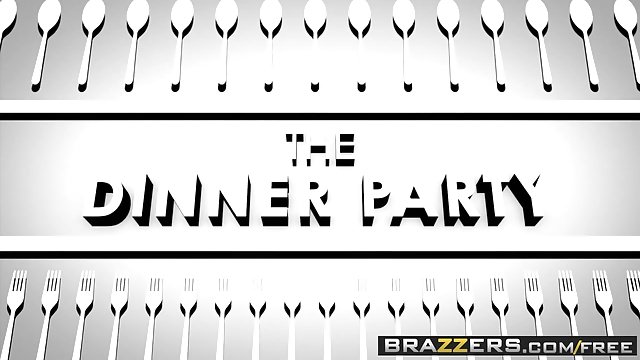 Busty wives and scandalous stories unfold at the dinner table in The Dinner Party episode from Brazzers’ Real Wife Stories series.