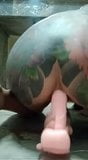 Thai girl enjoy toy in both holes. snapshot 9