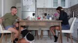 Fucked the housekeeper in front of his wife! Very HOT SLUT! snapshot 6