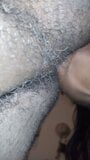 Anulingus de pute noire: elle a nettoyé mon cul poilu et sale snapshot 5