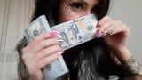 Finanzielle Dominanz von Domina Nika. Sie werden mein Cash-Pig sein, Herrin liebt Geld und Sie müssen Ihr ganzes Geld mit sich tragen snapshot 3