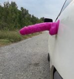 Collant rosa e dildo snapshot 7