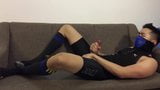 Post workout Jerkoff Slowmo Cum in Tights and Football Socks snapshot 19