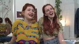 Amateur Redhead Lesbians In Hardcore Action snapshot 2