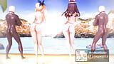 Mmd r18 kizuna ai e mirai akari danza fantasma con creampie sessuale scopano 3d hentai snapshot 2