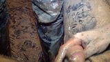 leathergays playing in mud, muddy leather bulge snapshot 2