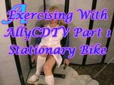 Exercising With AllyCDTV Part 1, Stationary Bike snapshot 1