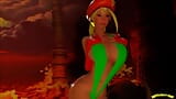 Cammy se fait baiser brutalement (animation porno 3D) bite monstrueuse 4K snapshot 1