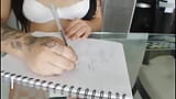 Padrastro, ¿puedes ayudarme con mi tarea? Sabré cómo recompensarle - porno español snapshot 2