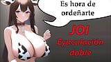 Spanish JOI hentai, cum 2 times. Es hora de ordenarte. snapshot 4