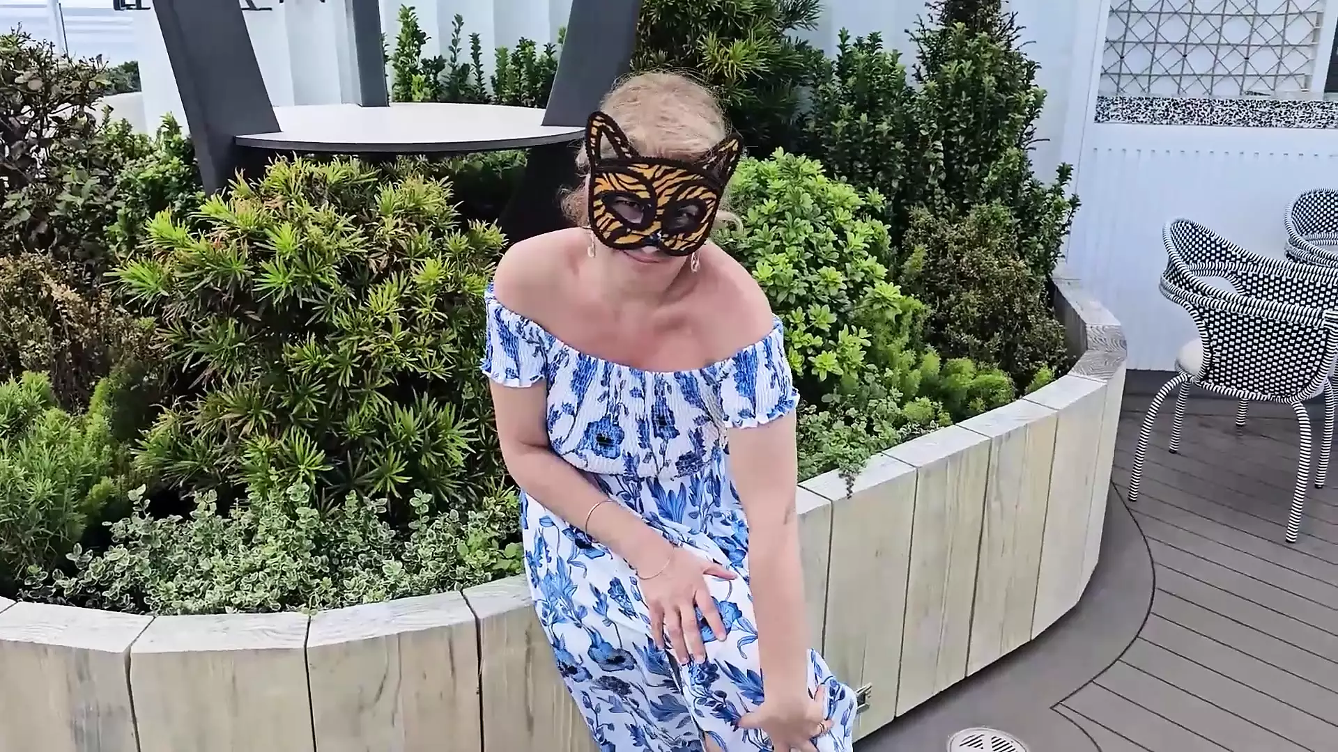 Public Naughty Swinger Housewife on another Swinger Cruise Mistress