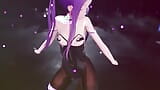 Mmd R-18 anime lányok szexi tánca (96. klip) snapshot 4
