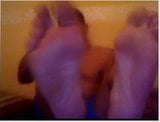 Uomini etero che mostrano i piedi in webcam snapshot 3