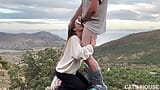 Conquered her clit on the mountain snapshot 7