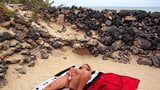 Wonderfull Lisa masturbate at the beach snapshot 2