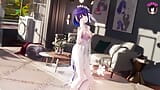 China Cutie Dancing + Gradual undressing (3D HENTAI) snapshot 4