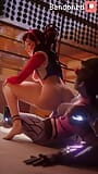 D.Va Riding Widowmakers Bug Futa Dick snapshot 11