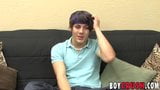 Barely legal gay man masturbating in the casting show snapshot 1