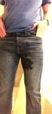 Femboy Tries to Piss in Jeans snapshot 4