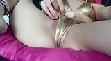 POV echt orgasme in badpak close-up snapshot 4