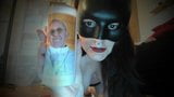 Italian blasphemy Nicoletta pisses inside a blessed candle snapshot 8