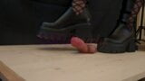 CBT Ball Crush Torture in Leather Black Boots - Ballbusting, Trampling & Femdom snapshot 10