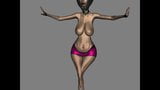 Belly Dancer CGI 3D snapshot 7