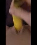 Banana in pussy snapshot 2