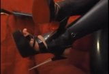 taking on a catsuit and high heels snapshot 11