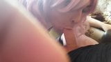 Crossdresser quickie morning blowjob and takes a big load snapshot 1