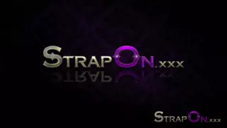 Free watch & Download StrapOn Lesbian orgasms with a strap on dildo