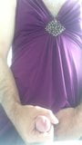 Jerking off in my wife's dress snapshot 9