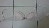 Cum a Japanese Girl's cute bra snapshot 1