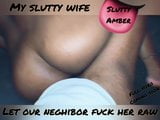 Neighbor tricks my slutty wife into fucking while Im away snapshot 3