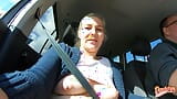 Squirt tour while driving! 5 squirts in a row without a break snapshot 20