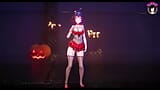 Seele - Sexy Short Skirt Hot Dance and Gradual Undressing snapshot 2