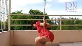 Depraved housewife swinging without panties on a swing  c1 snapshot 10