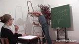 Student blonde analized at school snapshot 2